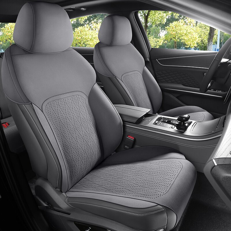 Seat Kits Manufacturer - Custom Fit Suede Saddle for BYD Han EV 2020-2025