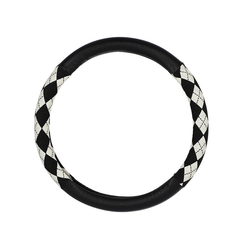 Steering Wheel Cover Manufacturer - Classic Sports Leather for Toyota Honda 38cm