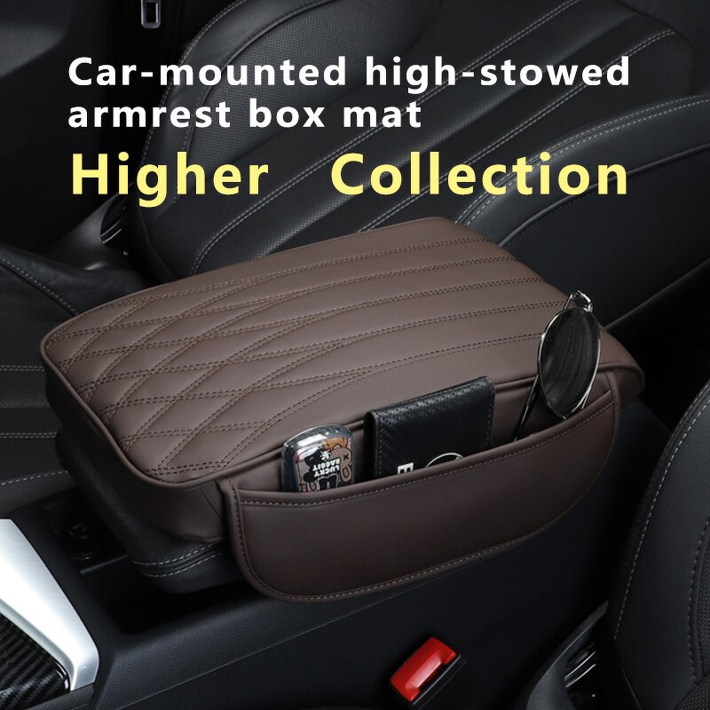 Armrest Cushion Mat Manufacturer - Universal Artificial Leather Memory Foam 32x18cm