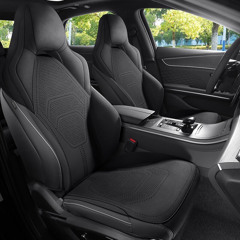 Seat Kits Manufacturer - Custom Fit Suede Saddle for BYD Han EV 2020-2025