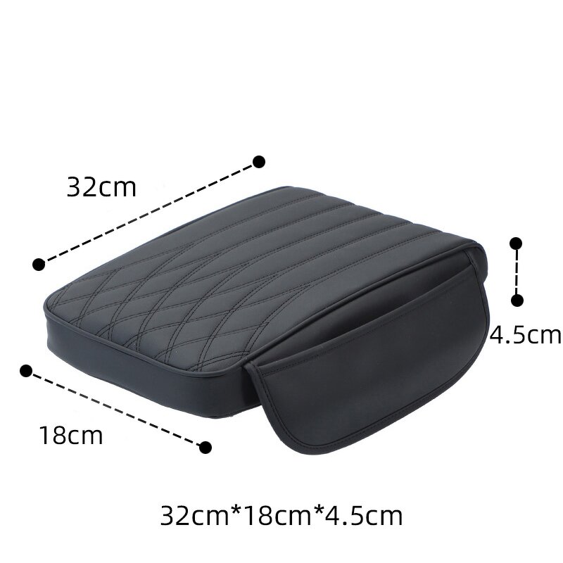 Armrest Cushion Mat Manufacturer - Universal Artificial Leather Memory Foam 32x18cm