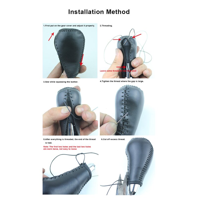 Gear Shift Cover Manufacturer - Custom Fit for Toyota Camry Avalon Corolla Hand Sewn