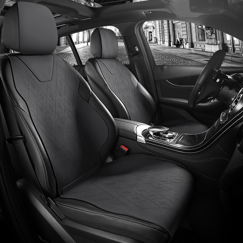 Seat Cushion Pad Manufacturer - Universal Suede Saddle Half Covered for 5-Seaters