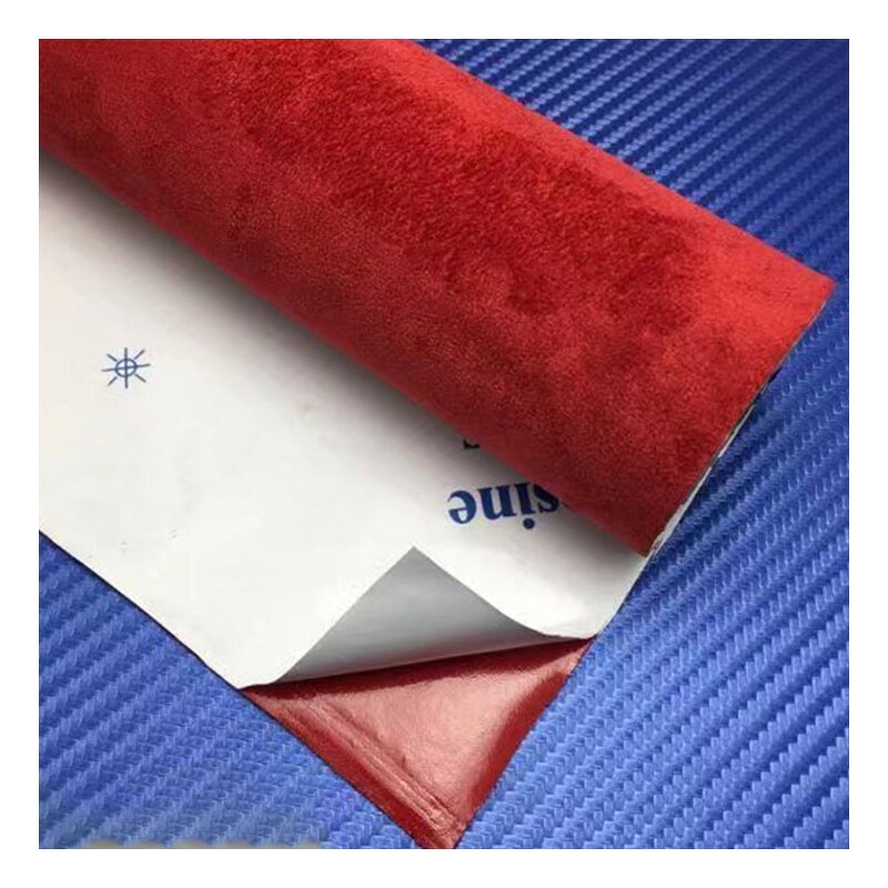 Car Upholstery Fabric Manufacturer - Self-adhesive Suede for Door Trim Dashboard