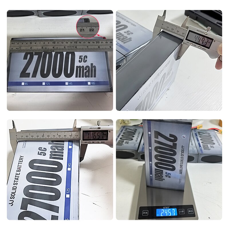 Lipo Battery Pack - Manufacturer - 27000mah NMC811 LiHV 6S-18S Semi Solid-state Original