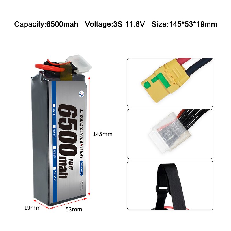 Lipo Battery - Manufacturer - 2500-11000mah 3S-12S LiHV 4.45V Solid State Drone Fast Delivery