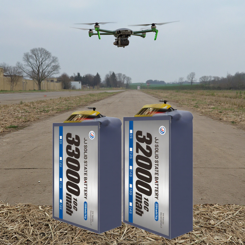 Lithium Ion Battery - Manufacturer - Custom JJ 7S/6S/12S 32000-33000mah Semi Solid State UAV