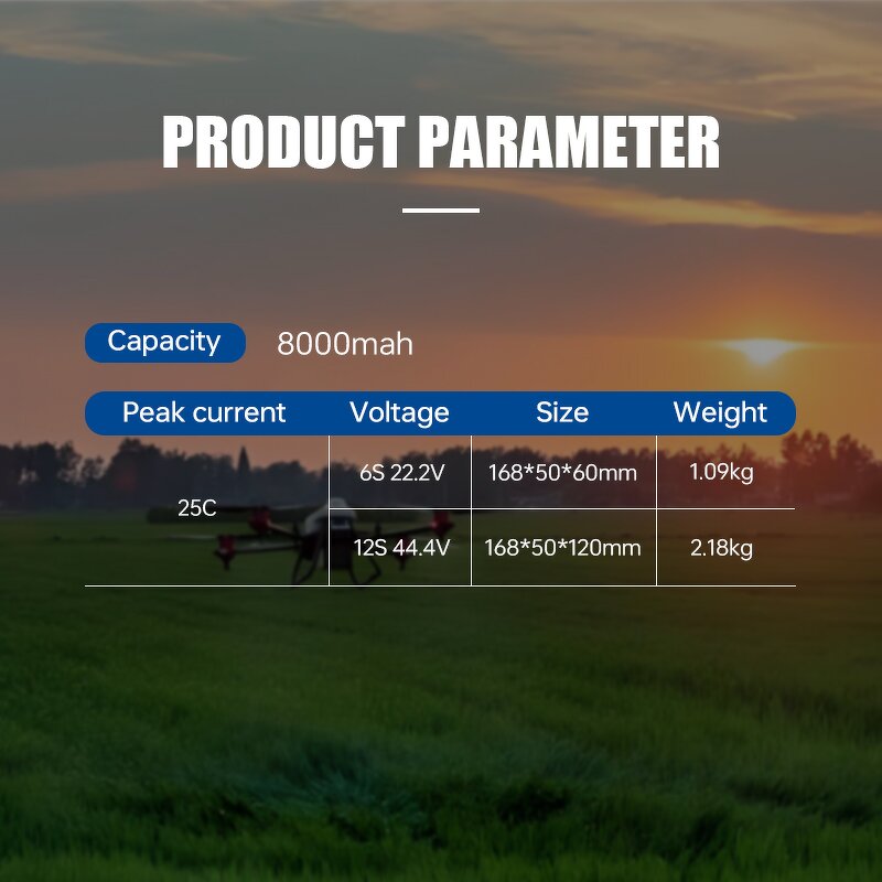 Lipo Battery Pack - Manufacturer - 8000mah 20C/25C 14.8V 3S/4S/6S/12S Rechargeable