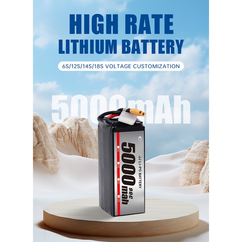 RC Lipo Battery - Manufacturer - 7.4V-22.2V 2S-6S 2200-5200mah Custom Rechargeable