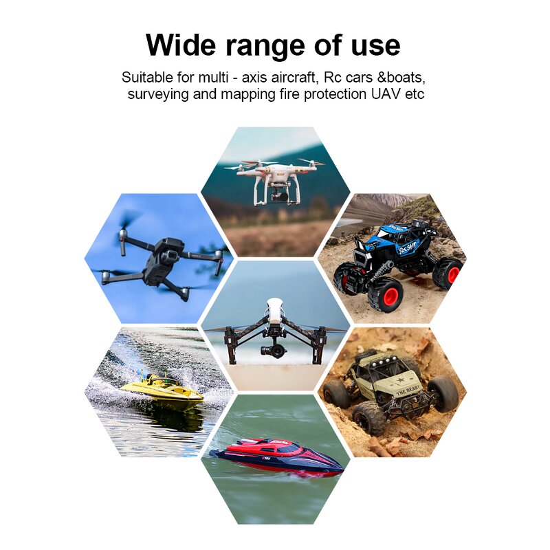 FPV Battery - Manufacturer - 6000-6500mAh 3.7V-22.2V 3S-6S 60C/120C Drone Lithium Ion