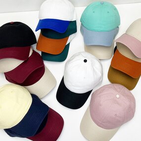 Cotton Baseball Cap - Manufacturer - High Quality Pigment Dyed Two Tone 6 Panel Low Profile