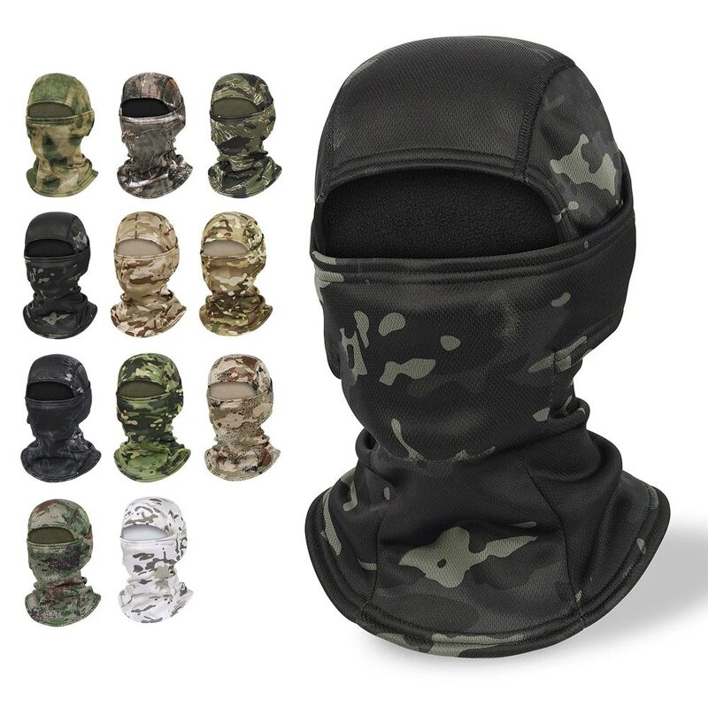 Tactical Ski Mask - Manufacturer - Thermal Polar Fleece Thick Full Face Hood Balaclava Men