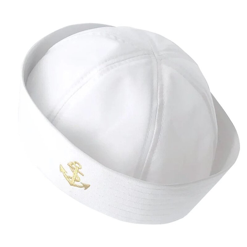 Sailor Cosplay Hat - Manufacturer - Fancy White Captain Party Festive Celebrations Costume
