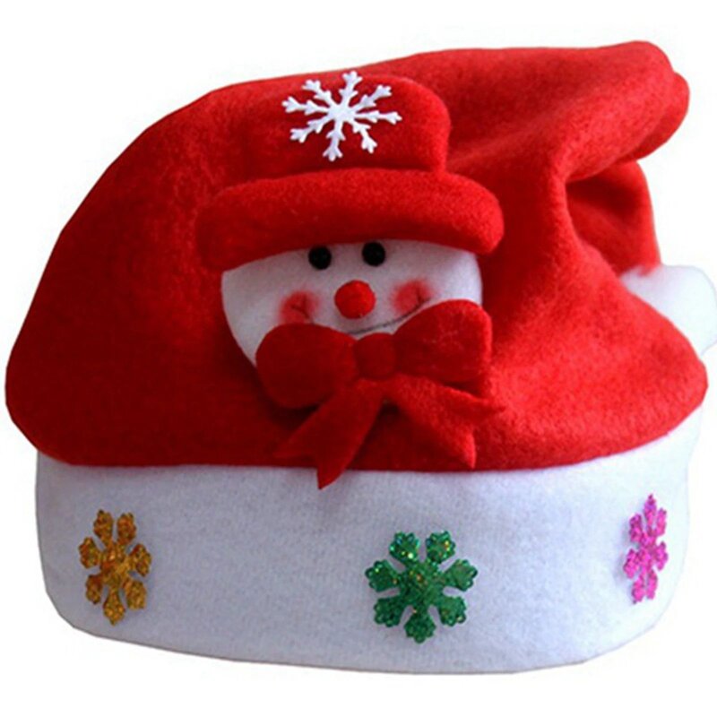 Santa Claus Hat - Manufacturer - Kids Child Christmas Xmas Party Cute Cap New Year Gifts