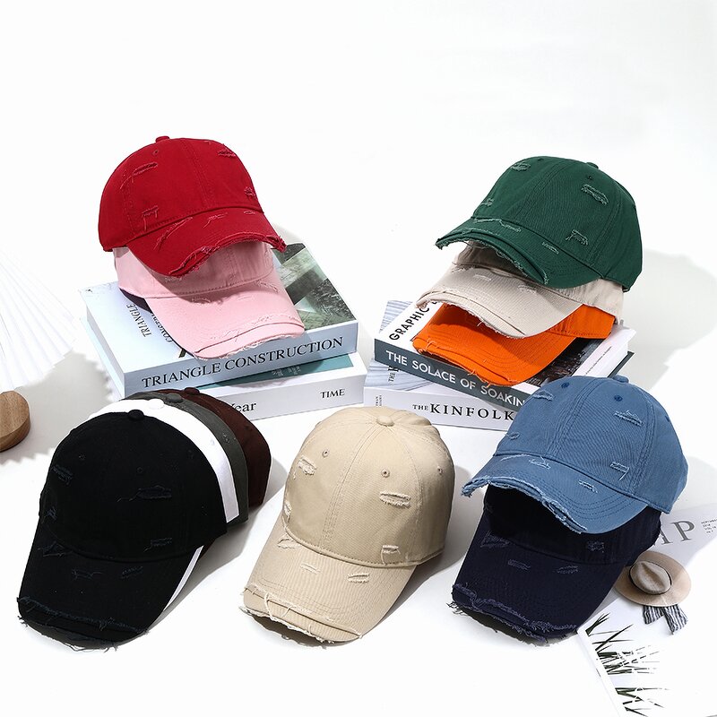 Cotton Dad Hat - Manufacturer - Wholesale Blank Vintage Washed Distressed Adjustable Sport