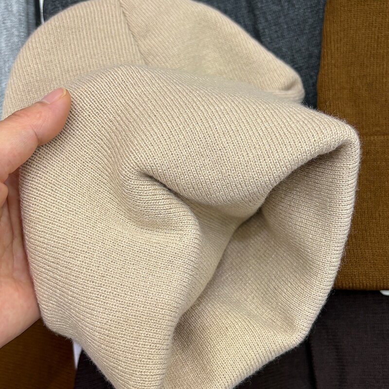 3D Embroidery Beanie - Manufacturer - Custom Patch Winter Soft Warm Cuffed Acrylic Skull Cap