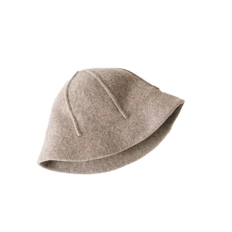 Wool Felt Bucket Hat - Manufacturer - Customized 100% Wool Womens Vintage Foldable Cloche