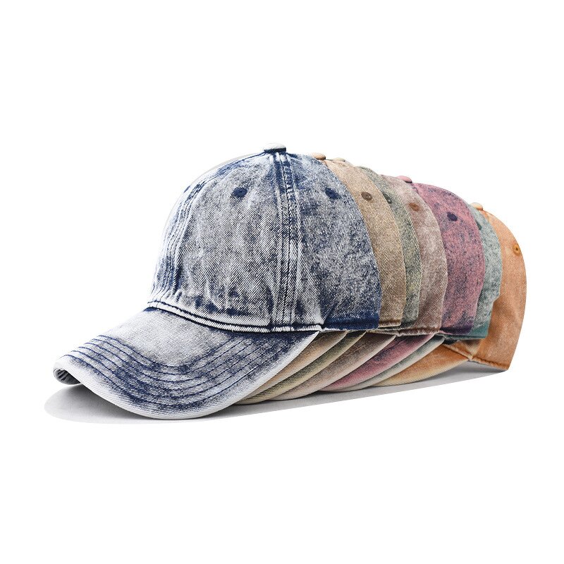 Denim Golf Dad Hat - Manufacturer - Vintage Distressed 6 Panel Unstructured Adjustable Washed