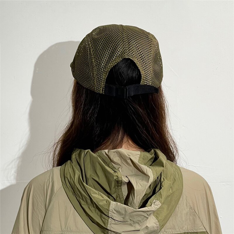 5 Panel Running Hat - Manufacturer - Custom Quick Dry Mesh Unisex Flat Bill Snapback Nylon