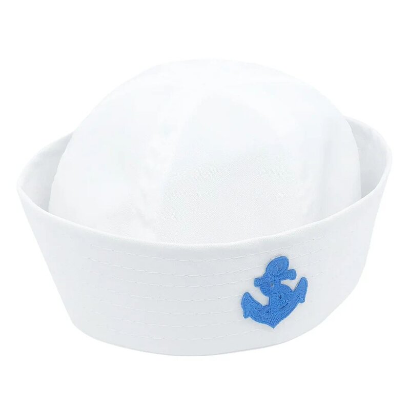 Sailor Cosplay Hat - Manufacturer - Fancy White Captain Party Festive Celebrations Costume