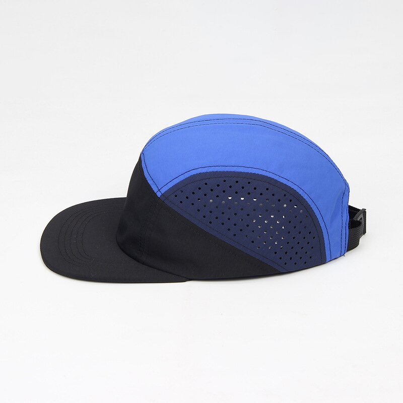 5 Panel Camp Cap - Manufacturer - Wholesale Custom Quick Dry Nylon Mesh Two Tone 7 Panel Golf