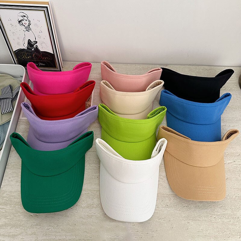 Cotton Sun Visor - Manufacturer - Wholesale Custom 100% Plain Anti-UV Multicoloured Outdoor