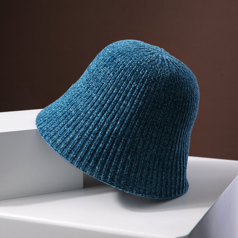 Chenille Bucket Hat - Manufacturer - Wholesale Custom Solid Stripe Wide Brim Packable Fisherman