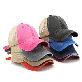 Cotton Dad Hat - Manufacturer - Classic Low Profile 6-Panel Custom Logo Vintage Washed Mesh