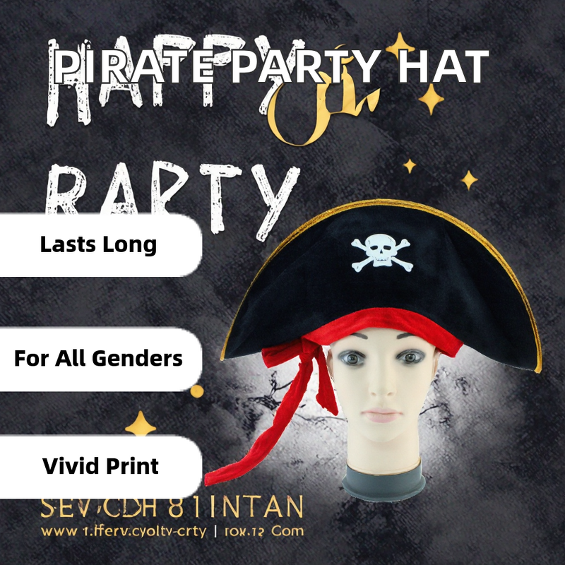 Pirate Party Hat - Manufacturer - Hot Sale Funny Kids Adults Halloween Promotional Decorative