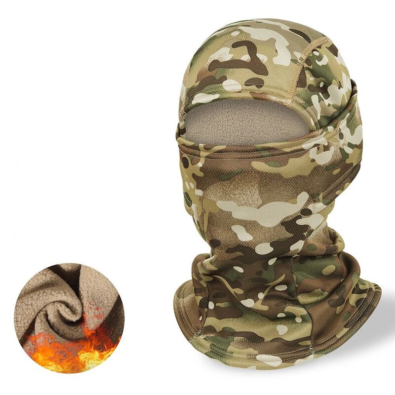 Tactical Ski Mask - Manufacturer - Thermal Polar Fleece Thick Full Face Hood Balaclava Men