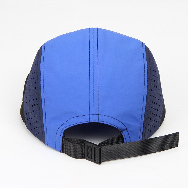 5 Panel Camp Cap - Manufacturer - Wholesale Custom Quick Dry Nylon Mesh Two Tone 7 Panel Golf