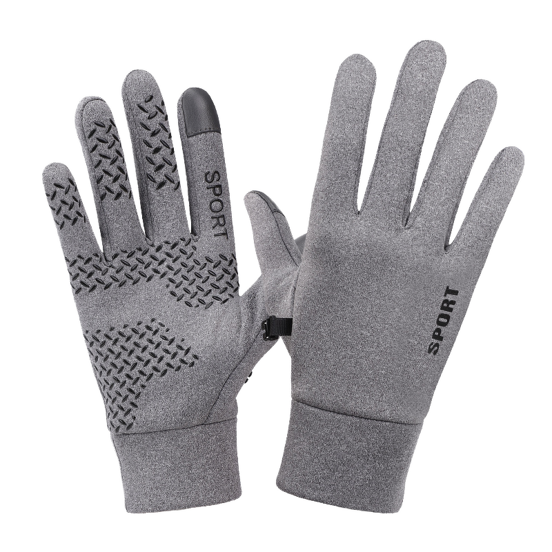 Knitted Gloves - Manufacturer - Custom Logo Autumn Winter Warm Velvet Waterproof Touch Screen