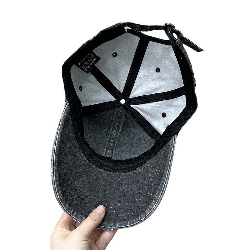 Tie Dye Baseball Cap - Manufacturer - Custom Vintage Washed Distressed Canvas 6 Panel Adjustable