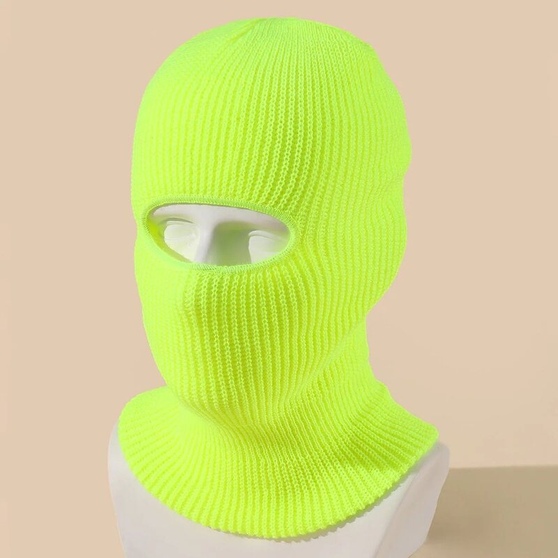 Ski Mask Beanie - Manufacturer - Custom Logo 1-Hole Windproof Warm Full Face Neck Cover Men Women