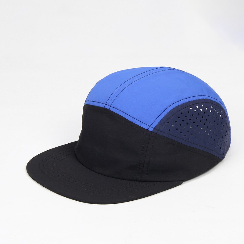 5 Panel Camp Cap - Manufacturer - Wholesale Custom Quick Dry Nylon Mesh Two Tone 7 Panel Golf