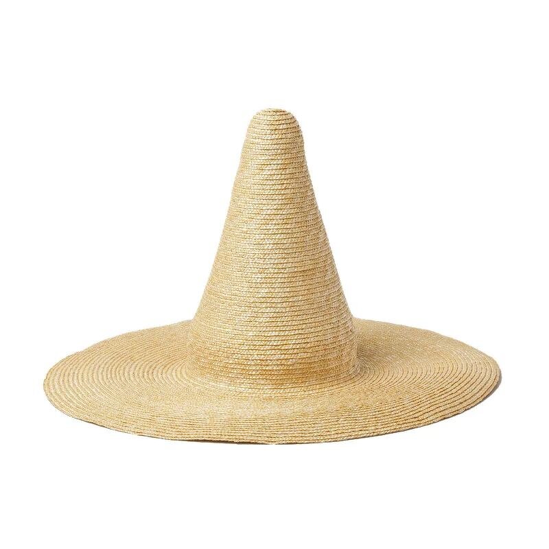 Straw Wizard Hat - Manufacturer - Customize Long Big Brim Magician Witch Halloween Stage
