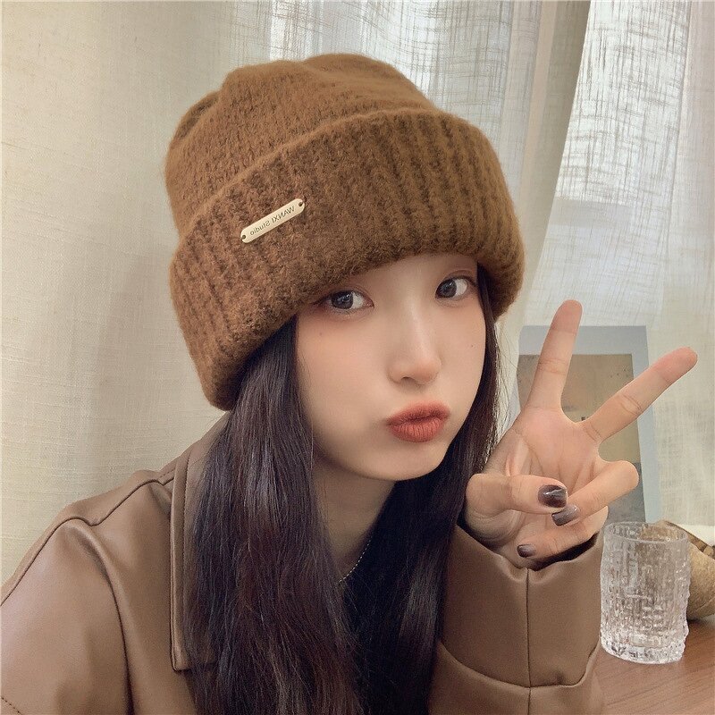 Wool Beanie Hat - Manufacturer - High Quality Wool Blending Double Layer Thick Winter Knitted