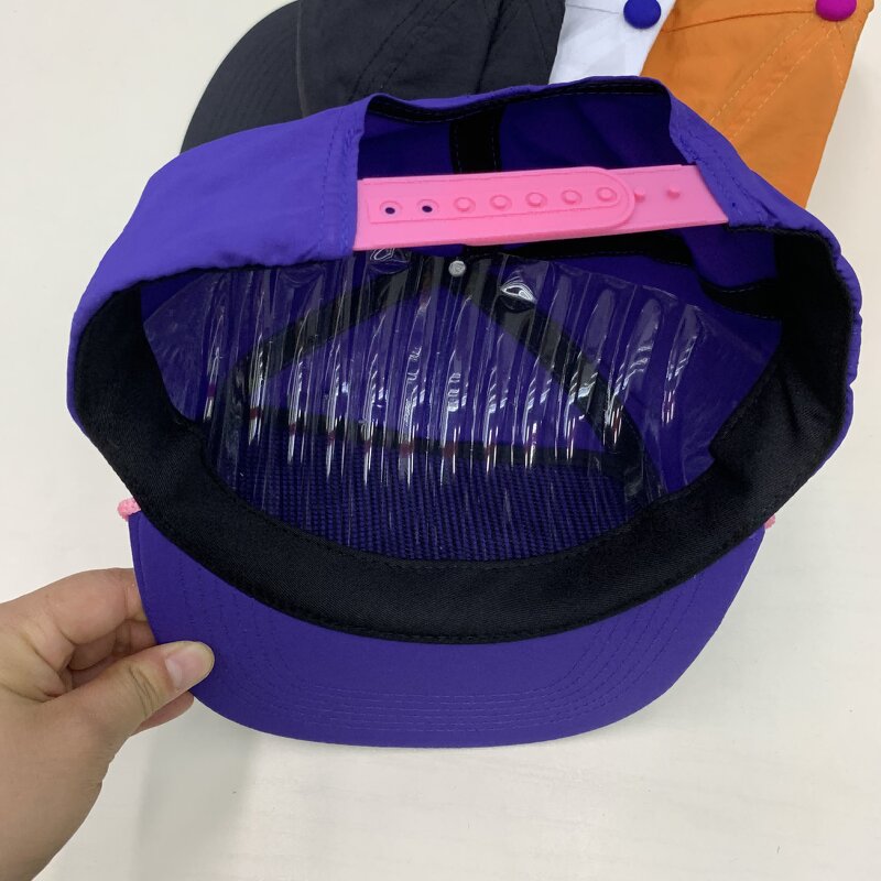 Trucker Hat - Manufacturer - Factory Custom Quick Dry Nylon 5 Panel Flat Bill Snapback Rope