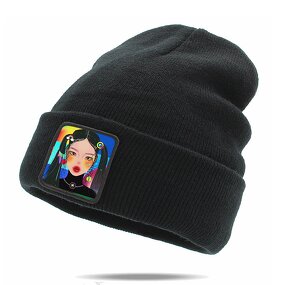 3D Embroidery Beanie - Manufacturer - Custom Patch Winter Soft Warm Cuffed Acrylic Skull Cap