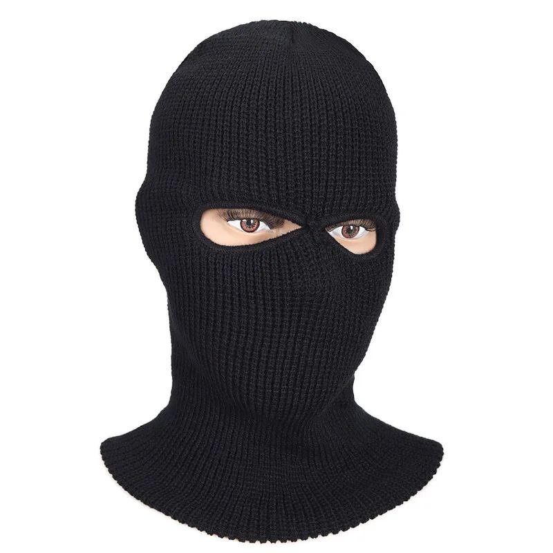 Knitted Balaclava - Manufacturer - Wholesale Custom Acrylic 2-Hole Winter Warm Face Covering