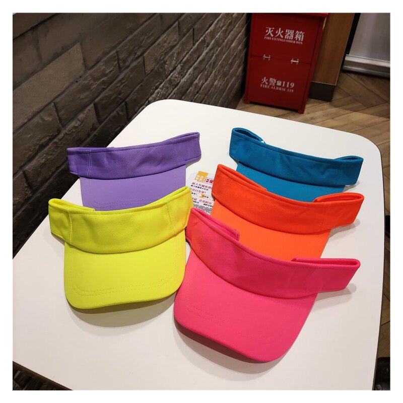 Sport Sun Visor Hat - Manufacturer - Wholesale Custom Solid Adjustable Empty Top Plain Baseball