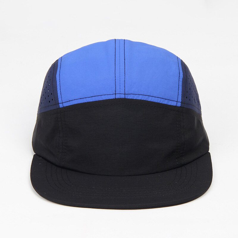 5 Panel Camp Cap - Manufacturer - Wholesale Custom Quick Dry Nylon Mesh Two Tone 7 Panel Golf