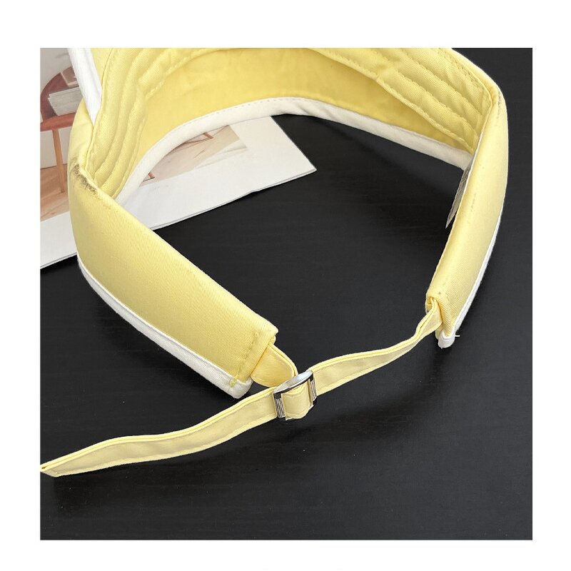 Rhinestone Sun Visor - Manufacturer - Custom Logo 100%Cotton Two Tone UPF50+ Running Golf