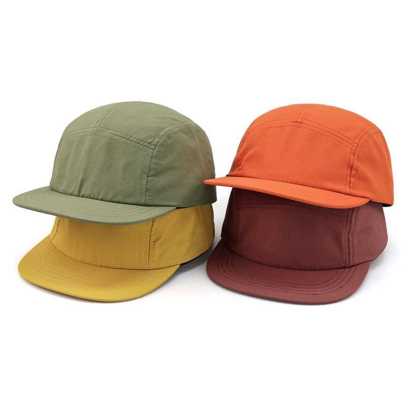 5 Panel Camping Hat - Manufacturer - Wholesale Embroidery Logo Lightweight Nylon Quick Dry