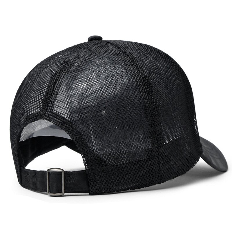 Mesh Trucker Hat - Manufacturer - Custom 6 Panel Quick Dry Nylon Camo Curved Bill Snapback