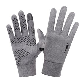 Knitted Gloves - Manufacturer - Custom Logo Autumn Winter Warm Velvet Waterproof Touch Screen