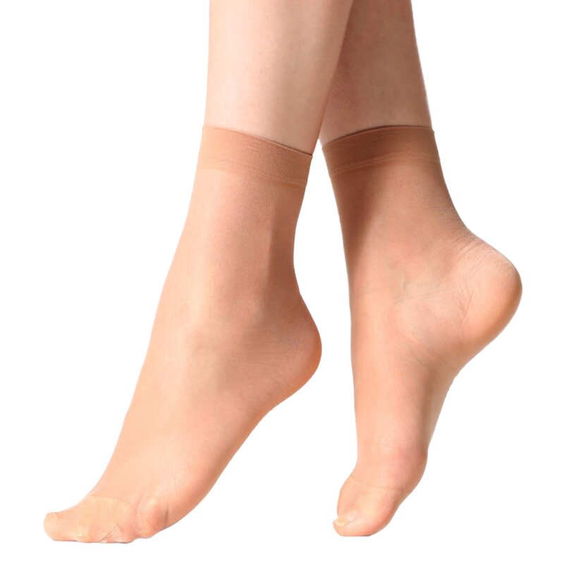 Ultra-Thin Silk Socks - Manufacturer - Wholesale Women Summer Black Nude Breathable Crew