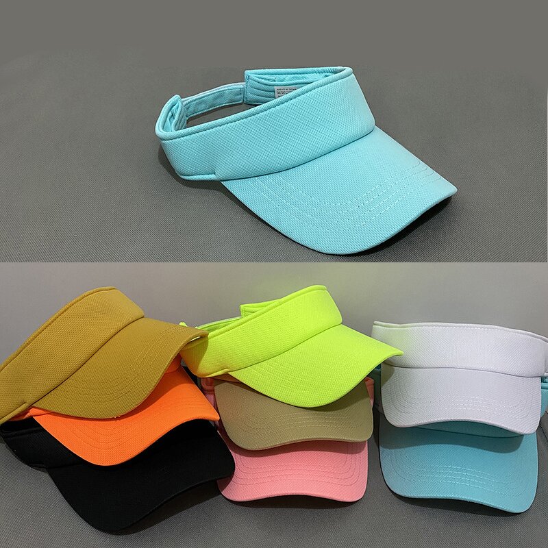 Nylon Sun Visor - Manufacturer - Custom Print Candy Color Quick Dry Mesh UV Protection Sports