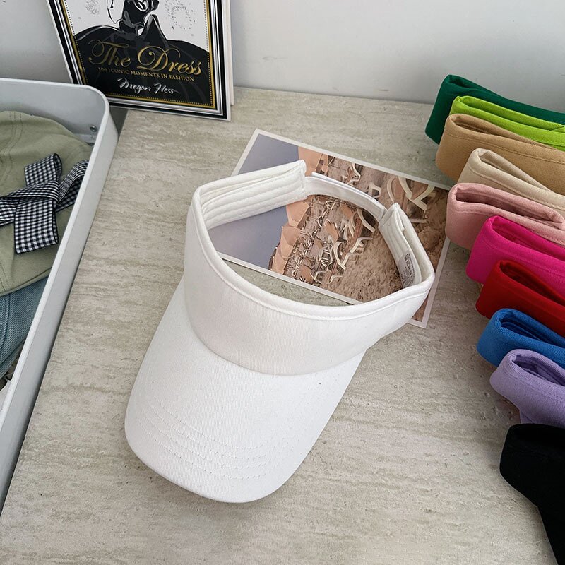 Cotton Sun Visor - Manufacturer - Wholesale Custom 100% Plain Anti-UV Multicoloured Outdoor
