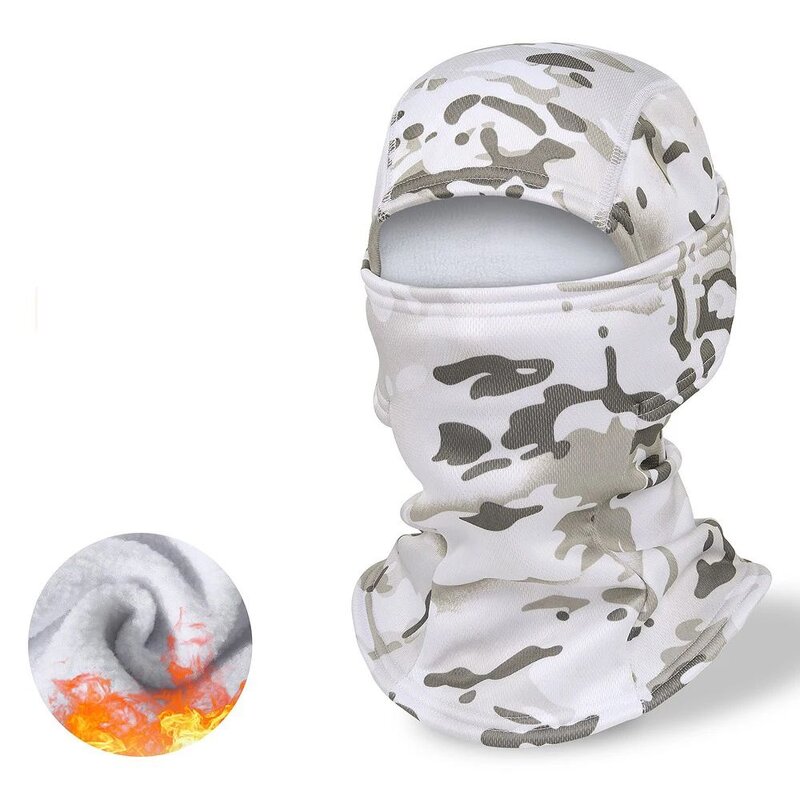 Tactical Ski Mask - Manufacturer - Thermal Polar Fleece Thick Full Face Hood Balaclava Men